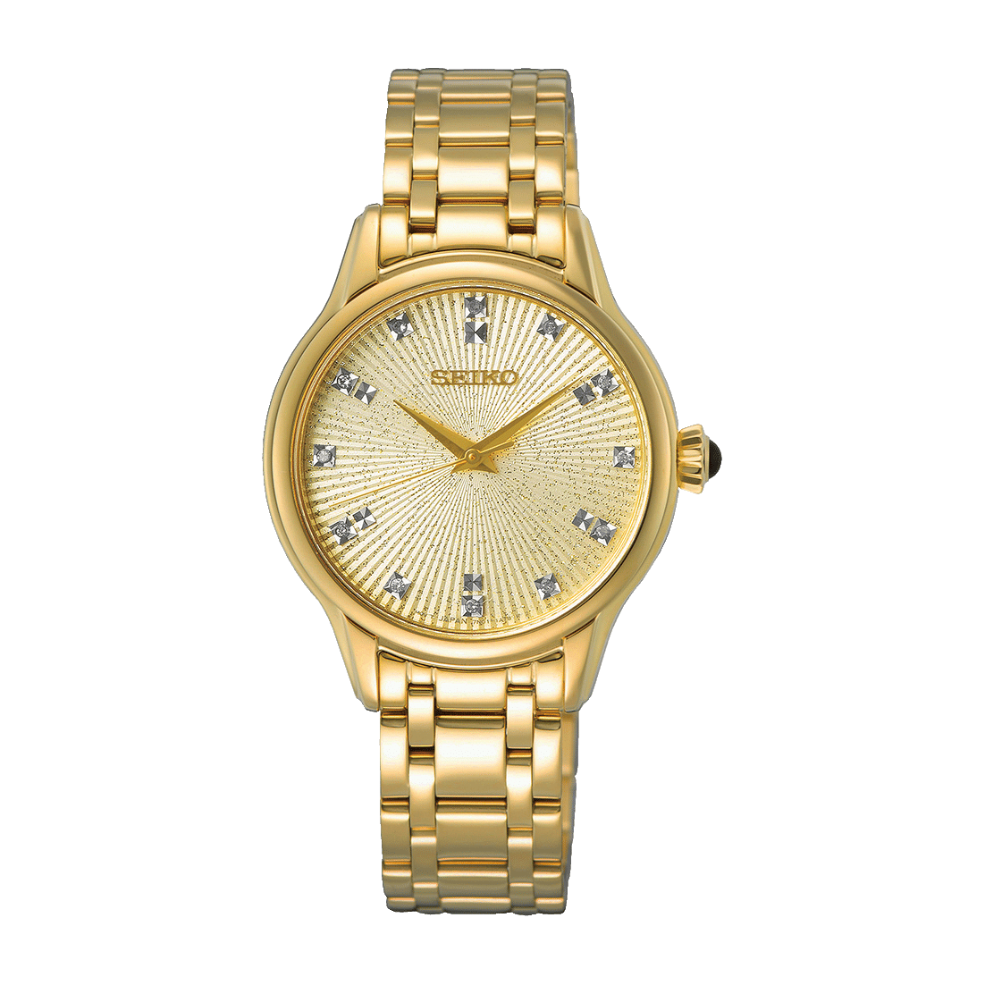 Seiko SRZ552P1 Conceptual Series Damenuhr Silber • Saphirglas mit Diamanten • 5 ATM Wasserdicht