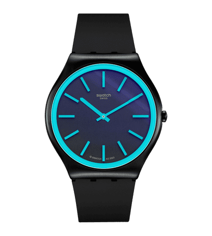 Swatch New Skin Irony SS07B111 Armbanduhr Schwarz • Ultra-dünnes Design • Irony Kollektion