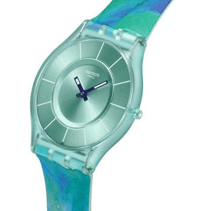Swatch Skin SS08G111 Paradise Mist Damenuhr • Ultraflaches Design • Kollektion Painted Paradise, Bild 3