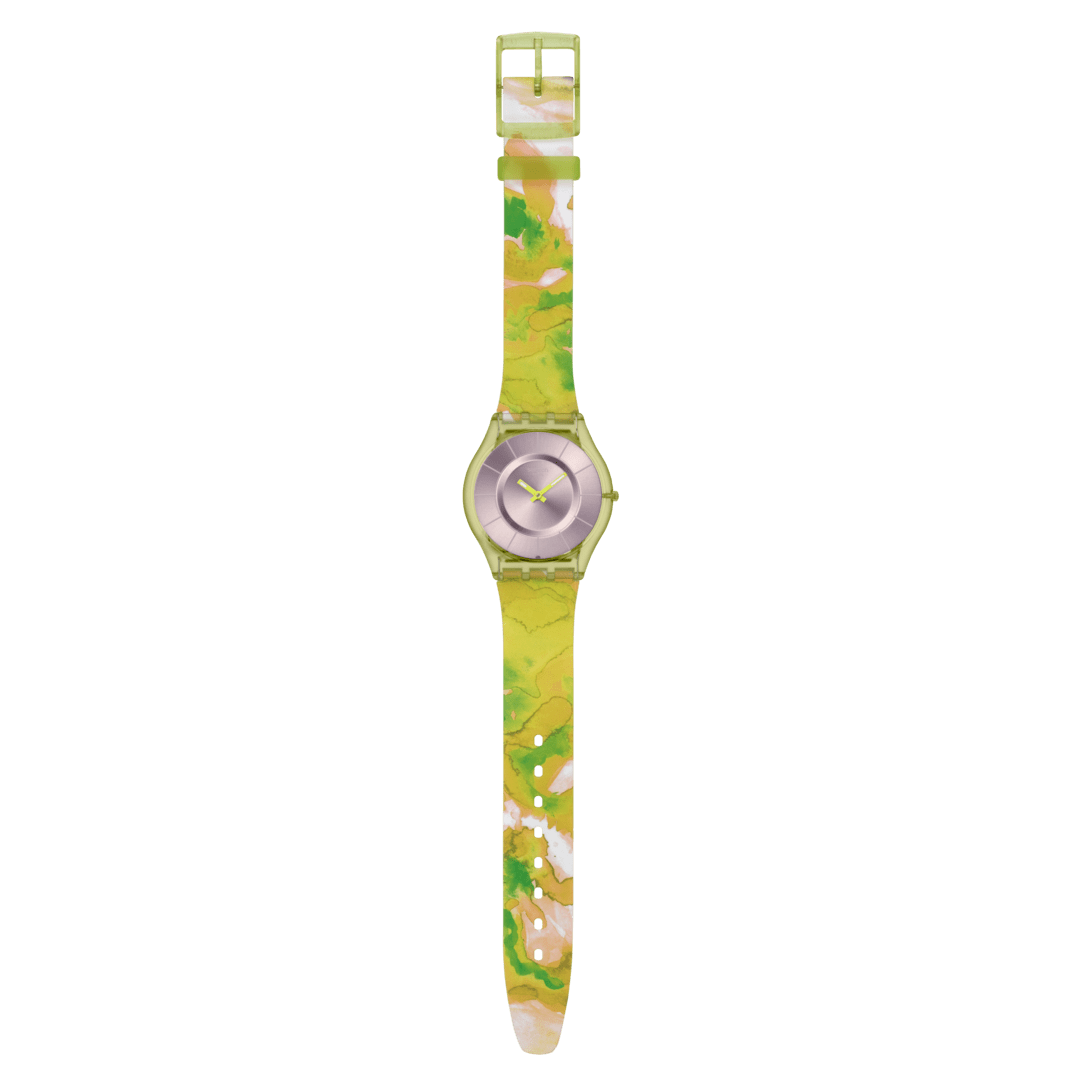 Swatch Paradise Canopy SS08G112 Damen Armbanduhr Transparent • Biosourced Gehäuse • Leuchtzeiger, Bild 4