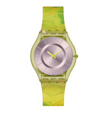 Swatch Paradise Canopy SS08G112 Damen Armbanduhr Transparent • Biosourced Gehäuse • Leuchtzeiger, Bild 11