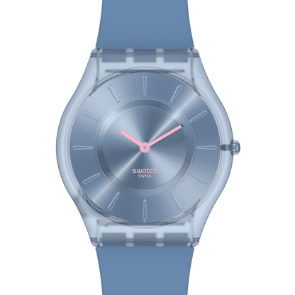 Swatch Skin SS08N100-S14 Armbanduhr Denimblau • Ultradünnes Gehäuse • Biosourced-Gehäuse, Bild 3