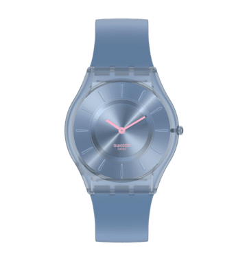 Swatch Skin SS08N100-S14 Armbanduhr Denimblau • Ultradünnes Gehäuse • Biosourced-Gehäuse, Bild 6