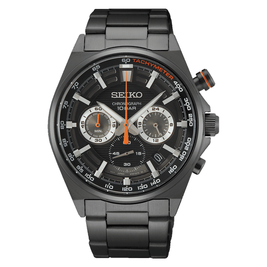Seiko SSB399P1 Herren Armbanduhr • Chronograph • Hardlex-Glas