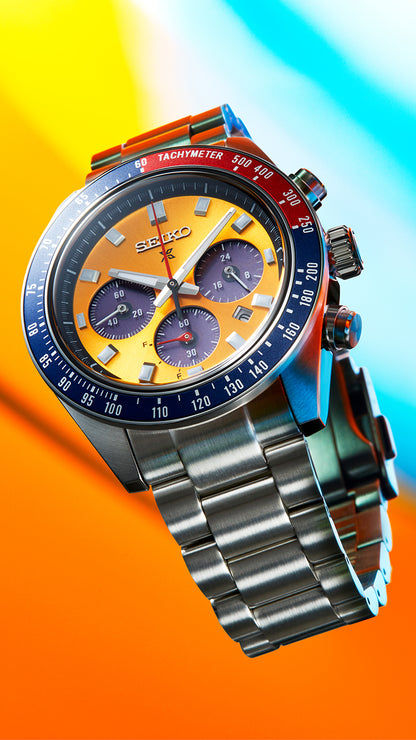 Seiko Prospex Speedtimer SSC947P1 Herren Armbanduhr Blau • Solar-Chronograph • Saphirglas, Bild 2