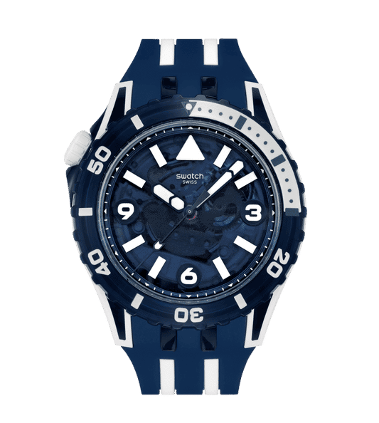 Swatch Scubaqua SSCU09N100 Armbanduhr Sea Wasp • Bioceramic-Gehäuse • Taucheruhr-Design