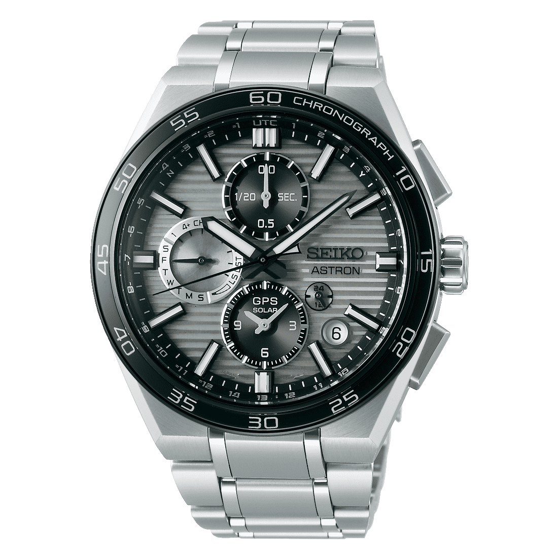 Seiko Astron SSH177J1 Herren Armbanduhr • GPS Solar Chronograph • Saphirglas mit Titan