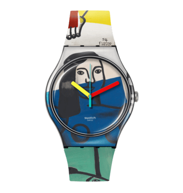 Swatch Originals Large SUOZ363 Armbanduhr Schwarz • Swatch x Tate Gallery Collection • Künstler-Zifferblatt, Bild 12