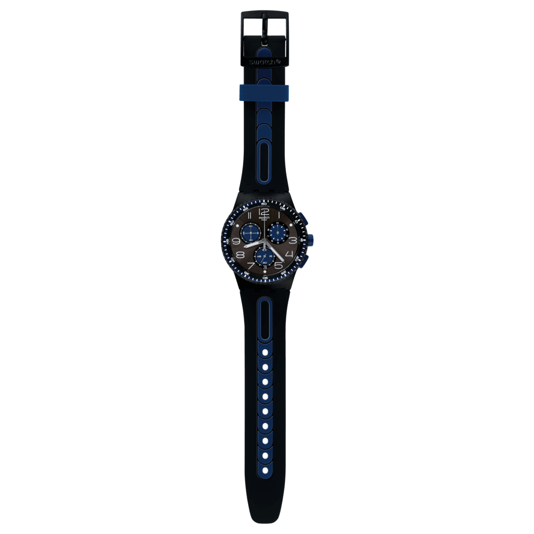 Swatch New Chrono Plastic SUSB406 Kaicco Herren • Chronograph • Schweizer Qualität, Bild 4