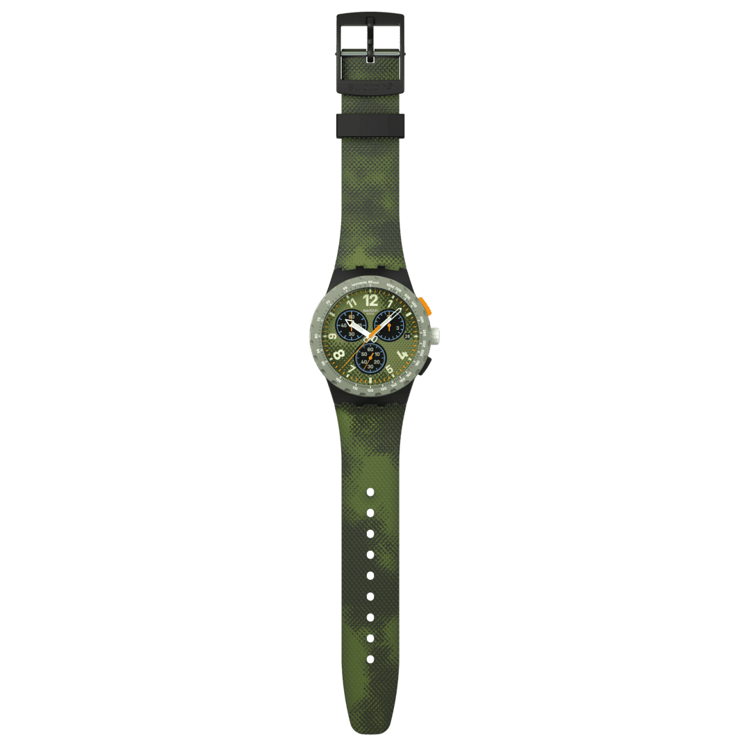 Swatch New Chrono Plastic SUSB423 Midday Camo Herrenuhr • Chronograph • Camouflage-Design, Bild 4