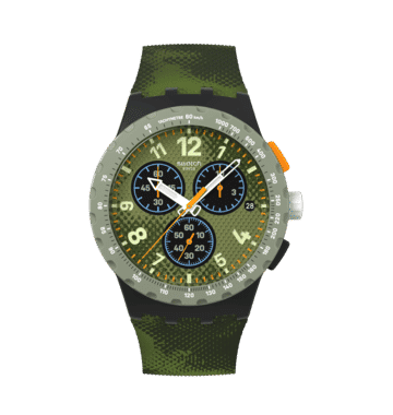 Swatch New Chrono Plastic SUSB423 Midday Camo Herrenuhr • Chronograph • Camouflage-Design, Bild 8