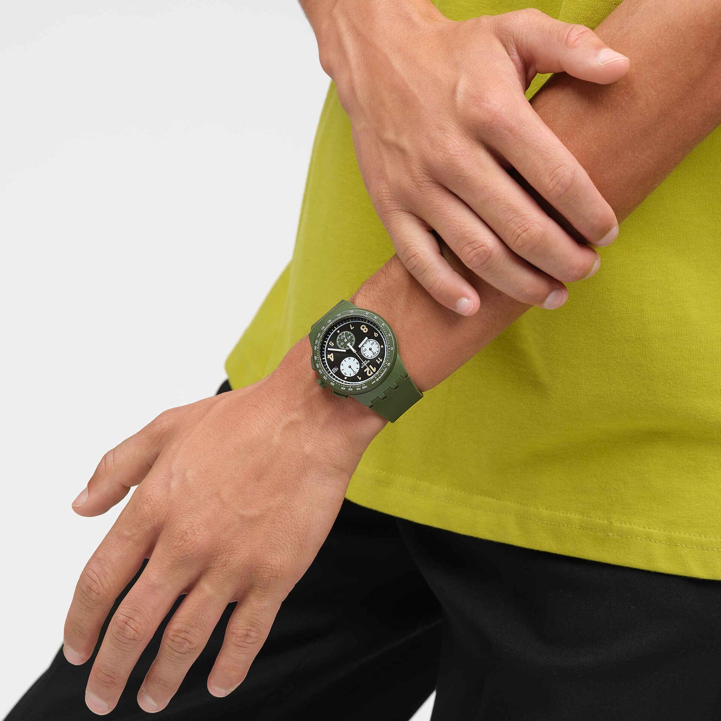Swatch New Chrono Plastic SUSG406 Herren • Chronograph • Leuchtmasse, Bild 2