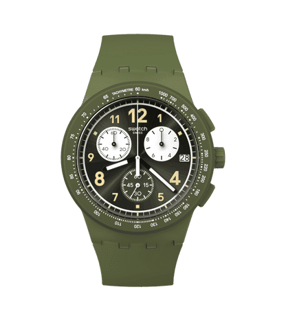 Swatch New Chrono Plastic SUSG406 Herren • Chronograph • Leuchtmasse