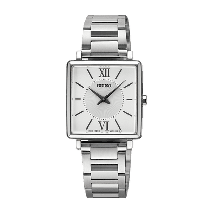 Seiko SWR111P1 Damen Armbanduhr Silber • Hardlex-Glas • 5 ATM Wasserdicht