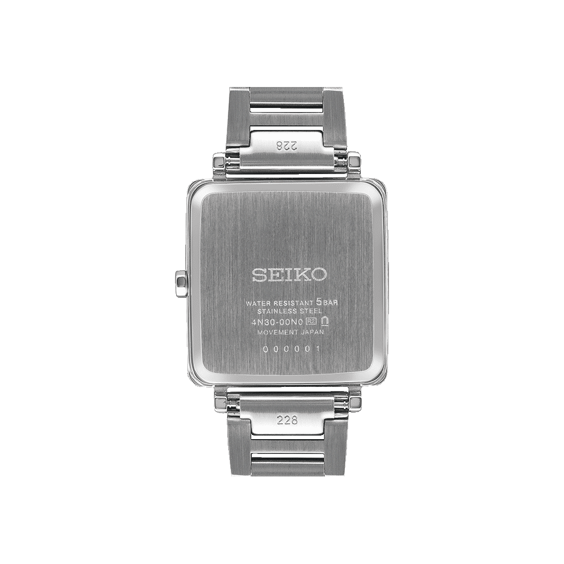 Seiko SWR111P1 Damen Armbanduhr Silber • Hardlex-Glas • 5 ATM Wasserdicht, Bild 2