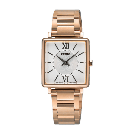 Seiko SWR112P1 Damenuhr Silber • Quarzwerk mit Hardlex-Glas • 5 ATM Wasserdicht