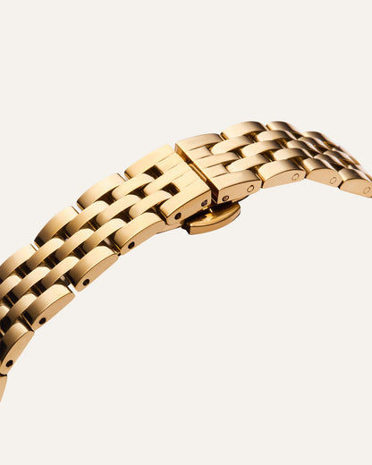 Mockberg Timeless MO874 Damen Armbanduhr Goldfarben • Römische Ziffern • Mineralglas, Bild 7