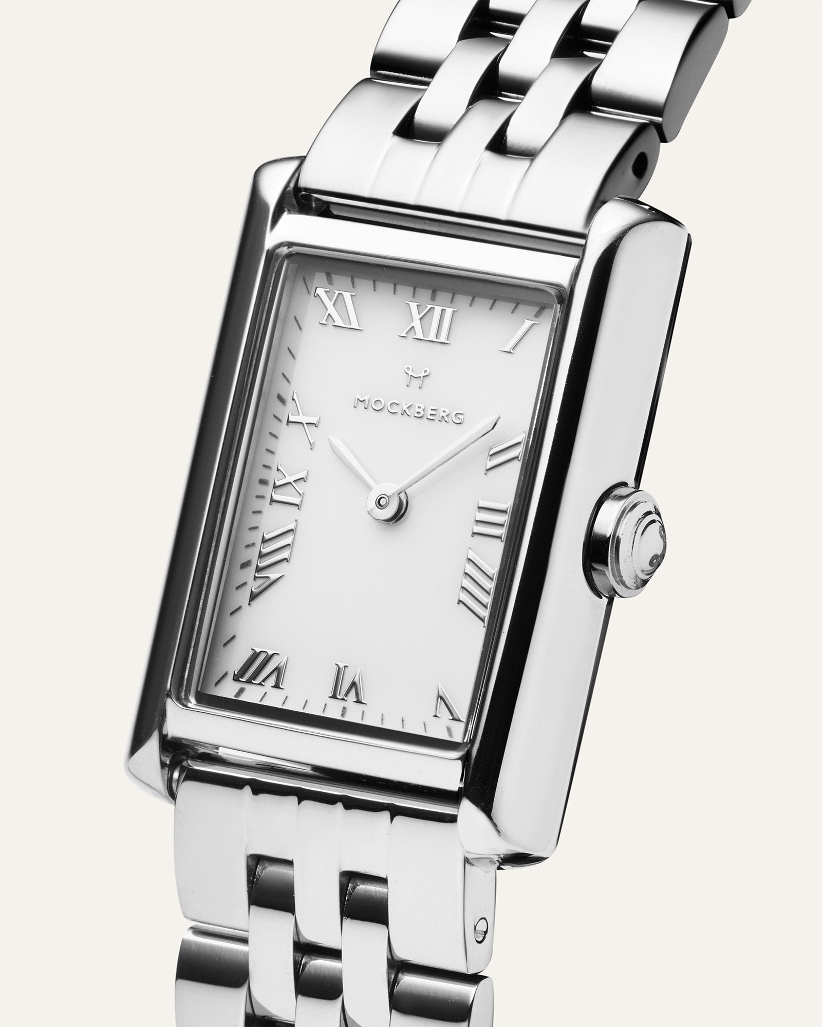 Mockberg Timeless Grand MO312 Damen Armbanduhr Silber • Mineralglas • Miyota Quarzwerk, Bild 4