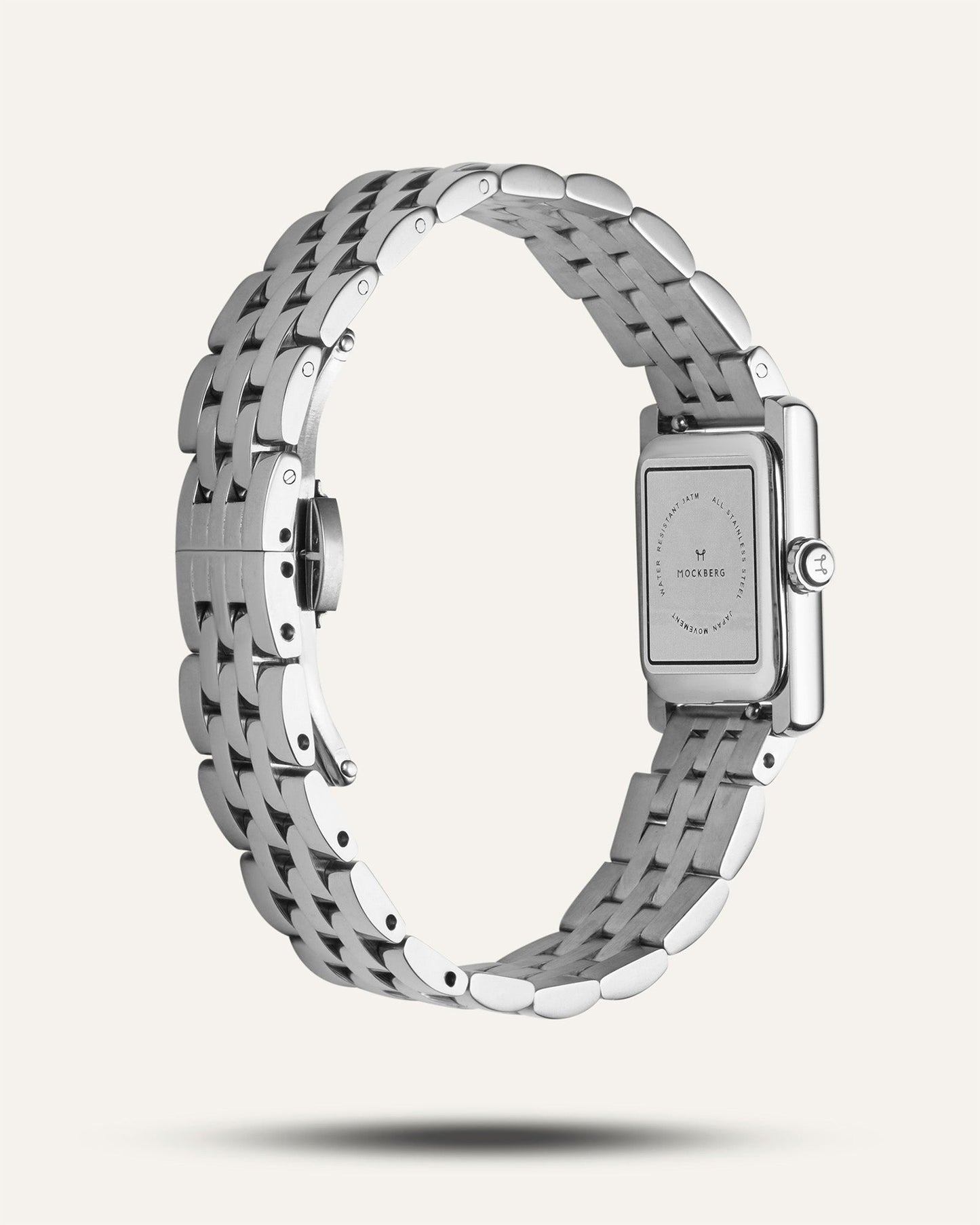 Mockberg Timeless MO875 Damen Armbanduhr Silber • Römische Ziffern • Mineralglas, Bild 6