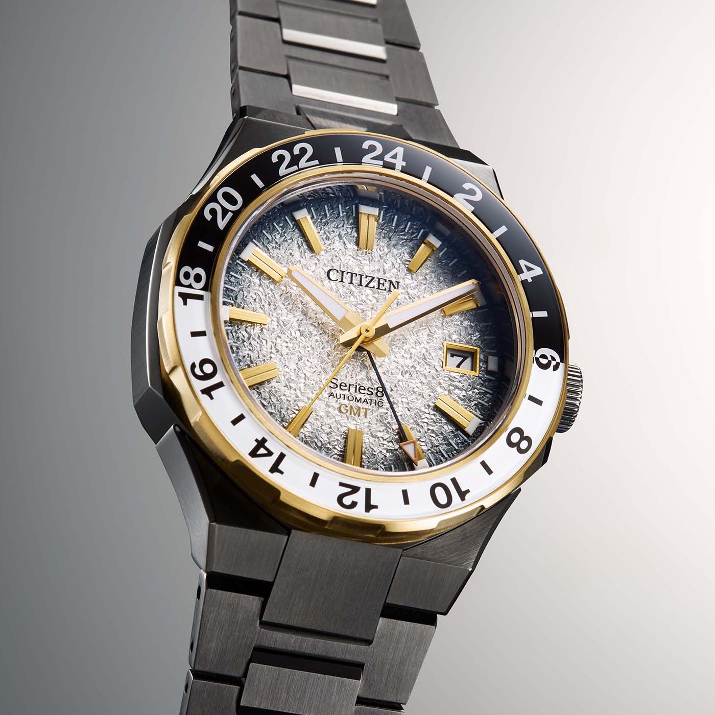 Citizen Series 8 NB6035-55H Herrenuhr Silber • Automatik GMT Kaliber 9054 • Limited Edition, Bild 2