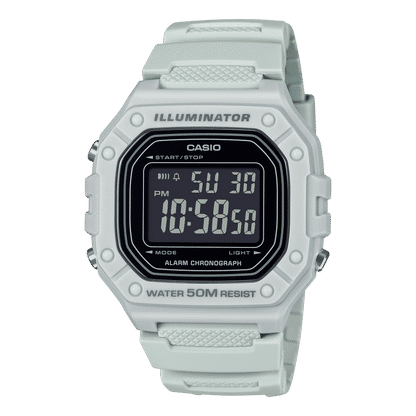 Casio W-218H-8BVEF Herren-Digitaluhr Sandfarben • Stoppuhr • LED-Beleuchtung, Bild 2