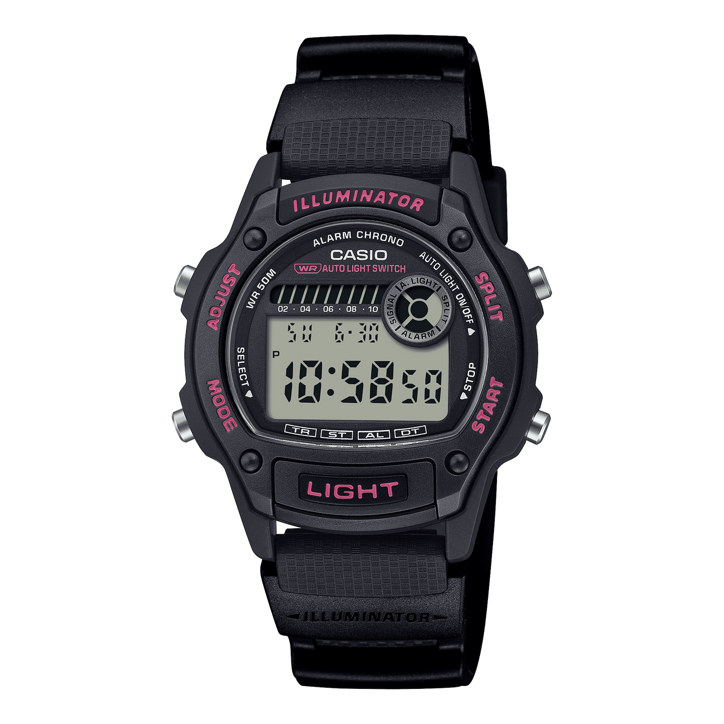Casio W-220H-1A2VEF Damen Armbanduhr • Alarm-Chronograph • Weltzeit, Bild 2