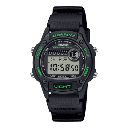 Casio Timeless W-220H-1A3VEF Herrenuhr • Bio-Resin Armband • Weltzeit & Stoppuhr, Bild 2
