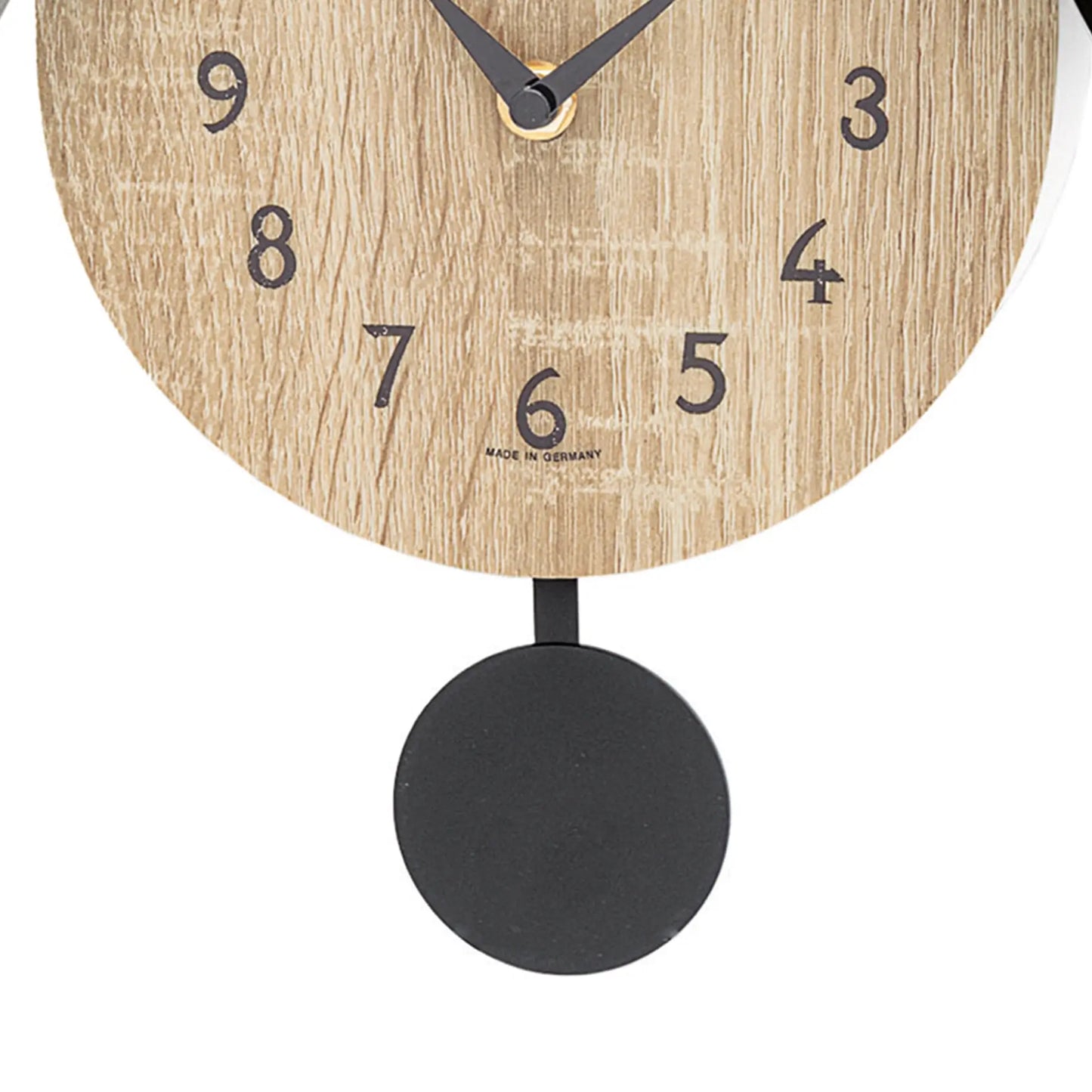 AMS W7512 Wanduhr • Quarz-Pendelwerk • Vogelmelodie