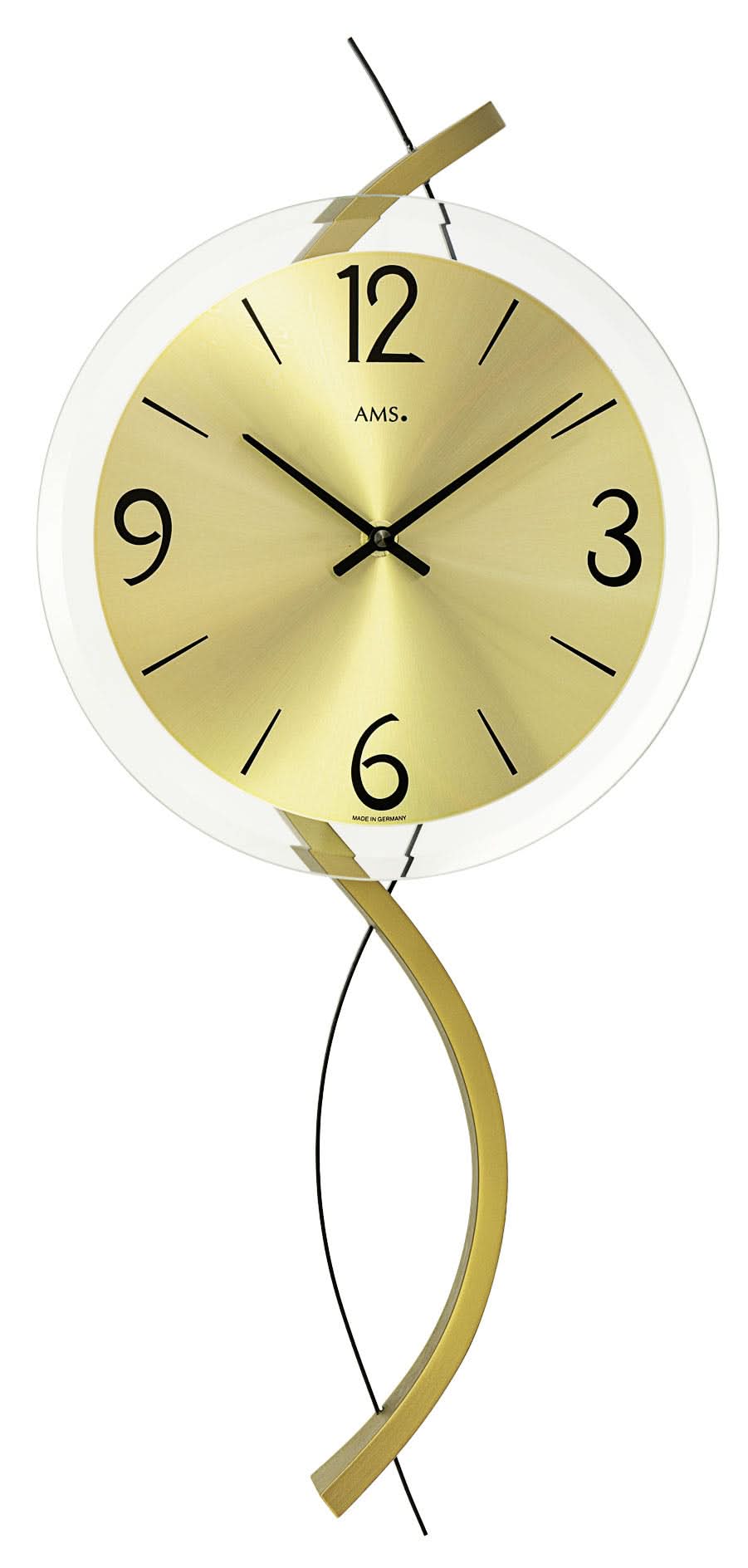 AMS Wall Clock Plastic • Radio-controlled • Vintage Style