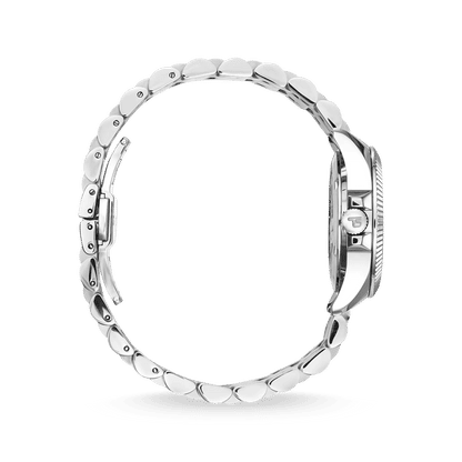 Thomas Sabo Divine Rainbow WA0394-201-201 Damenuhr Silber • Regenbogenfarbene Zirkonia-Steine • Mineralglas
