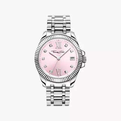 Thomas Sabo Divine WA0401-201-204 Damenuhr Rosa • Mineralglas mit Saphirbeschichtung • 10 ATM Wasserdicht