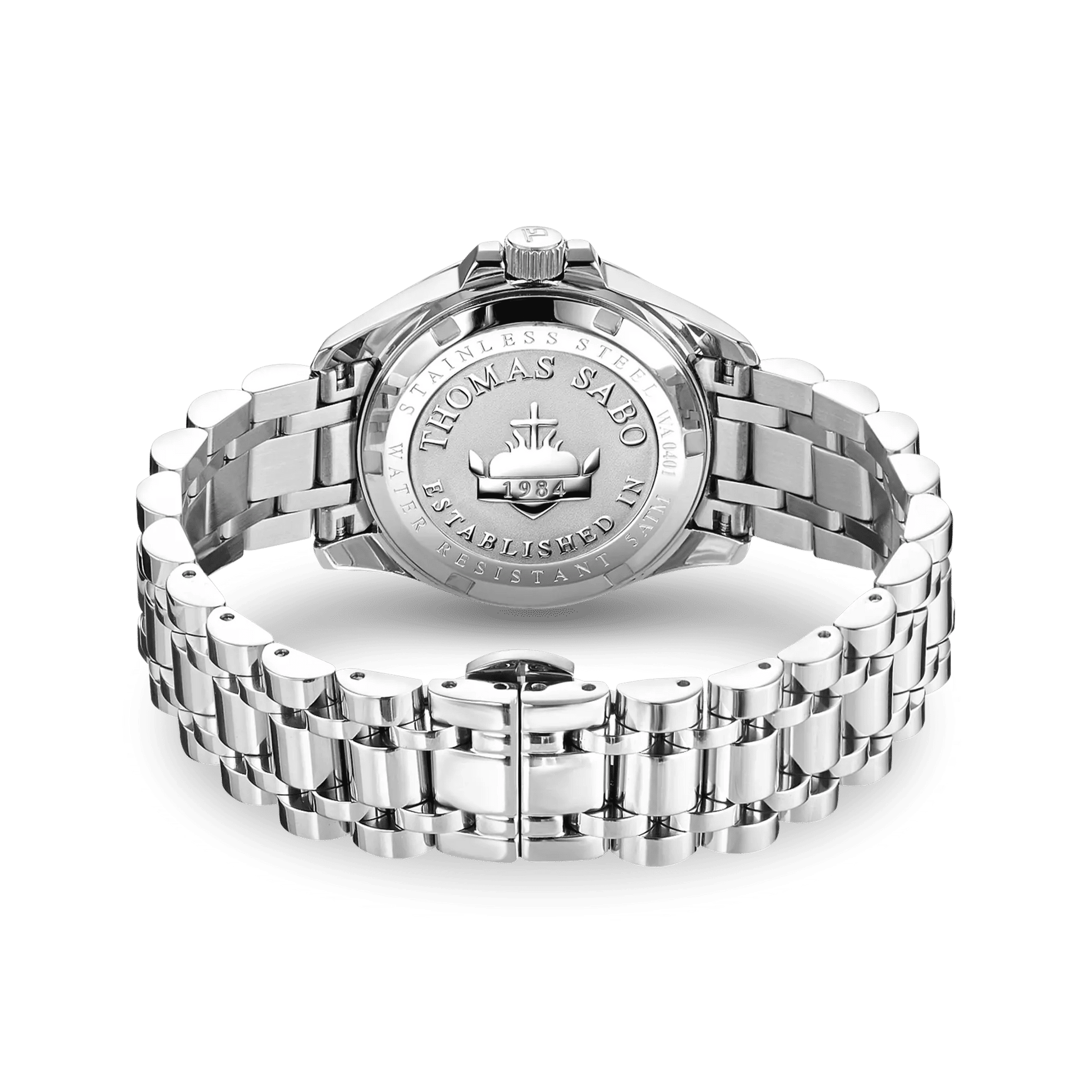 Thomas Sabo Divine WA0401-201-204 Damenuhr Rosa • Mineralglas mit Saphirbeschichtung • 10 ATM Wasserdicht, Bild 3