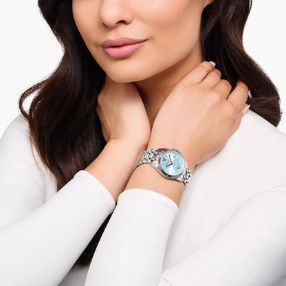 Thomas Sabo Divine Blue WA0405-201-209 Damenuhr Silber • Mineralglas mit Saphirbeschichtung • 10 ATM wasserdicht, Bild 4