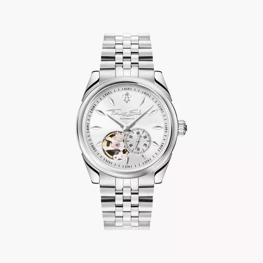 Thomas Sabo WA0416-201-201 Unisex Automatikuhr Silber • Saphirglas • Miyota 8N40 Automatikwerk