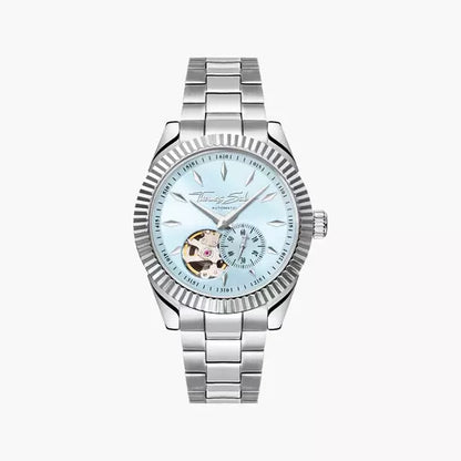 Thomas Sabo WA0417-201-209 Unisex Armbanduhr Eisblau • Automatikwerk Miyota 8N40 • Saphirglas