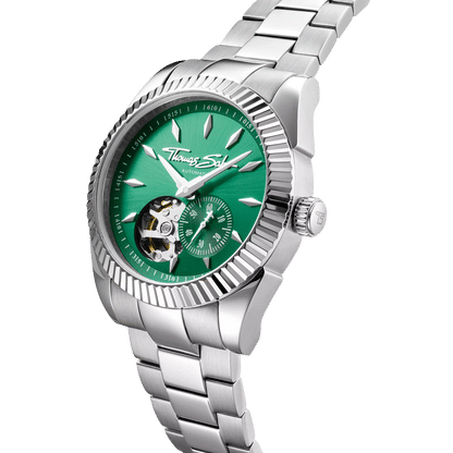 Thomas Sabo WA0419-201-211 Damen Armbanduhr Smaragdgrün • Automatikwerk Miyota 8N40 • Saphirglas entspiegelt, Bild 2