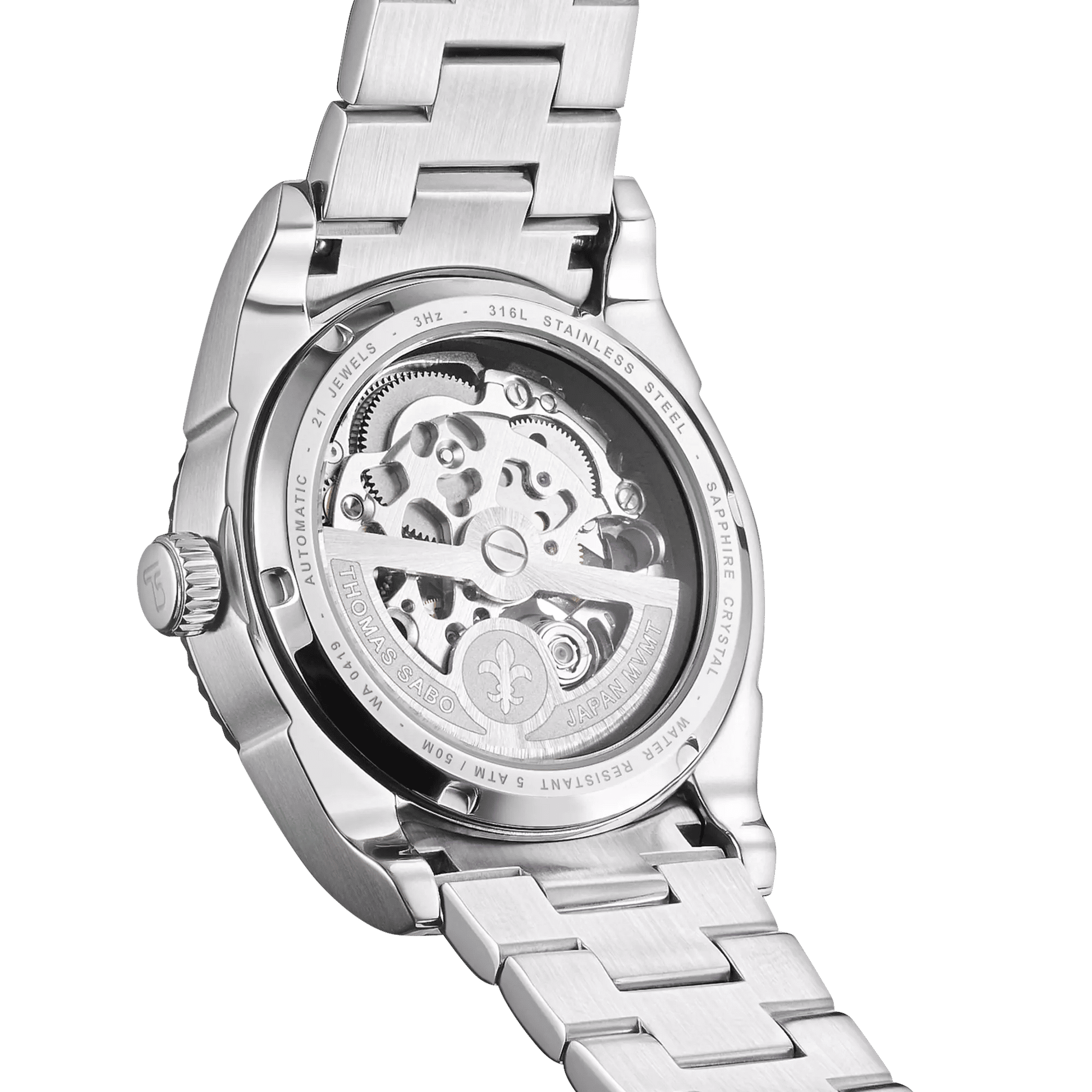 Thomas Sabo WA0419-201-211 Damen Armbanduhr Smaragdgrün • Automatikwerk Miyota 8N40 • Saphirglas entspiegelt, Bild 3