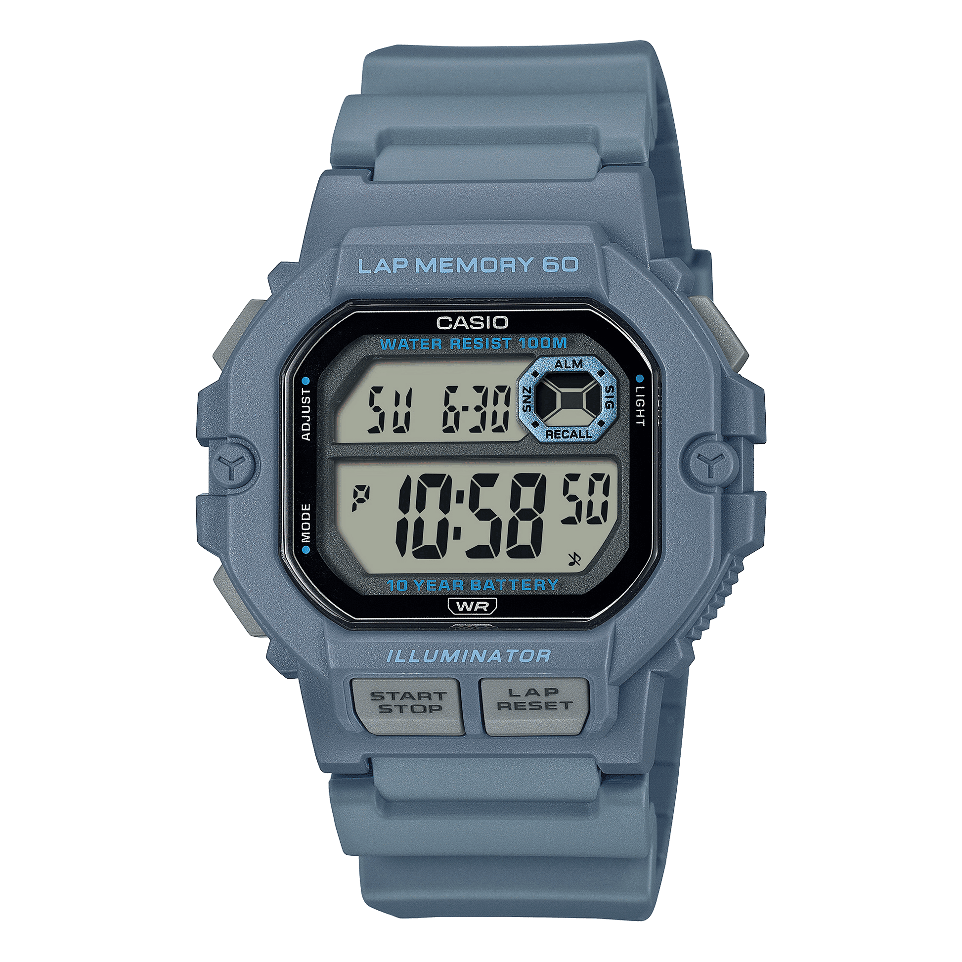 Casio Timeless WS-1400H-2AVEF Herrenuhr • 60-Rundengedächtnis • 100 m Wasserdicht, Bild 2