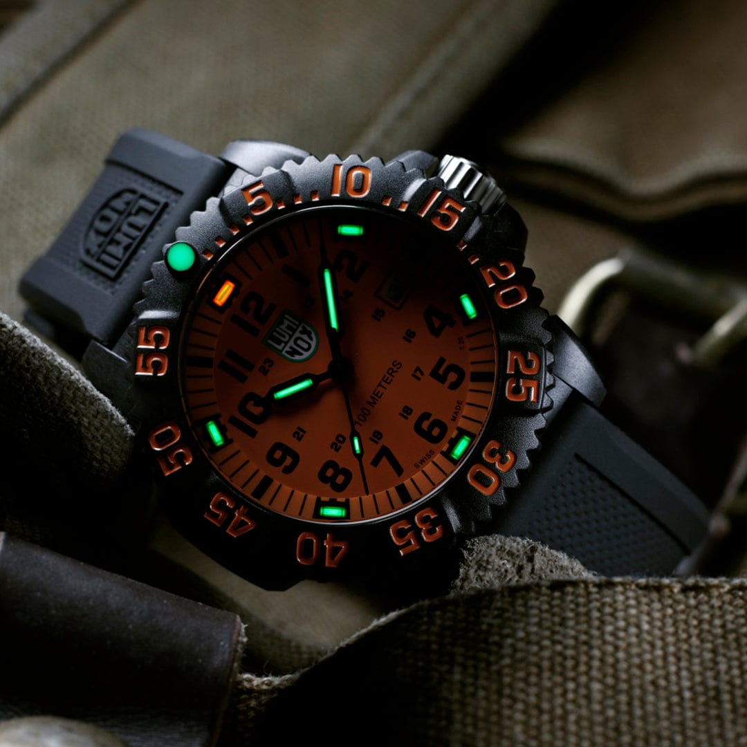 Luminox Sea Lion X2.2059.1 Herren Armbanduhr Orange • CARBONOX-Gehäuse • Mineralglas, Bild 3