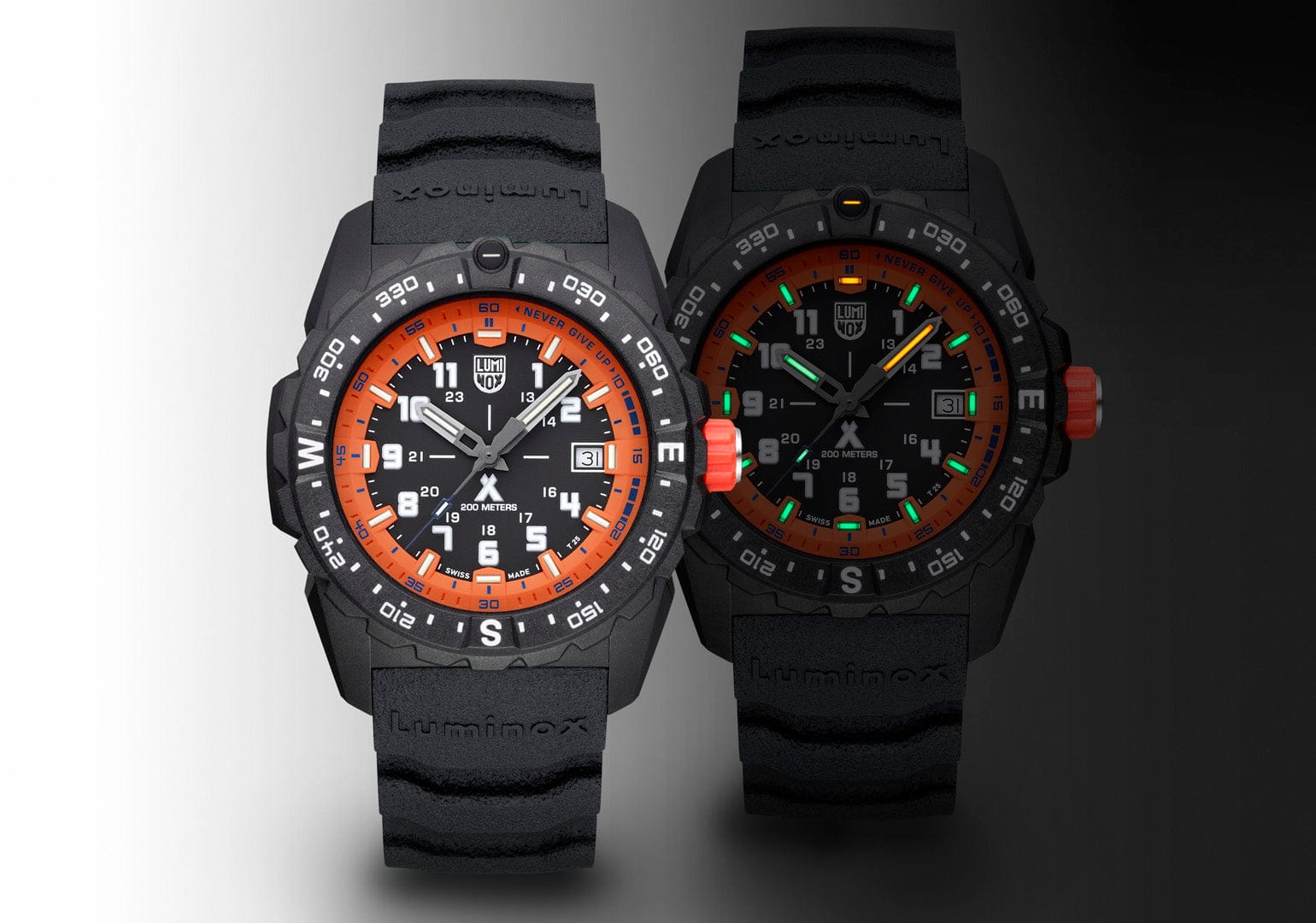 Luminox Bear Grylls Survival Mountain XB.3739 Herren Armbanduhr Orange • Saphirglas • CARBONOX™-Gehäuse, Bild 10