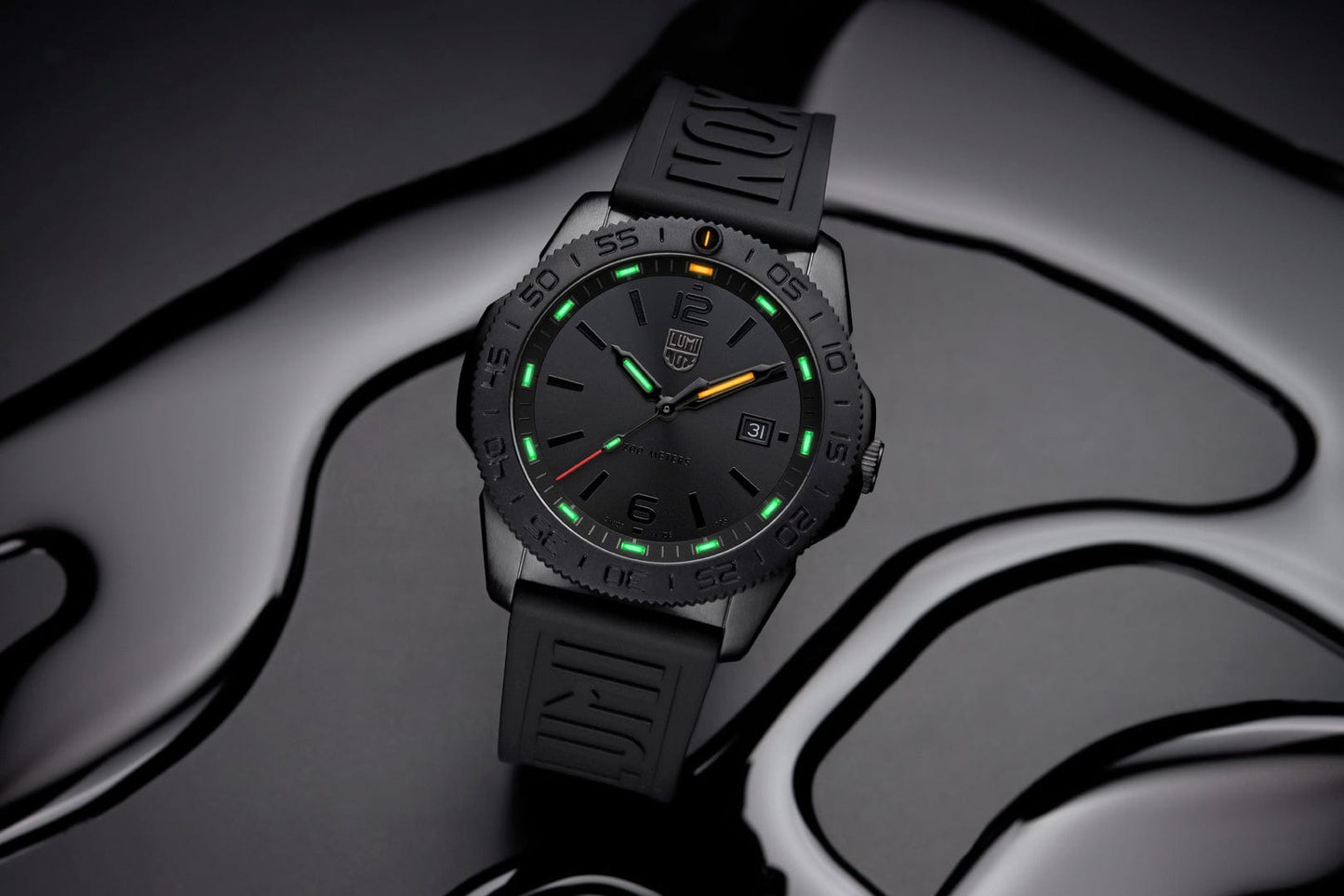Luminox Pacific Diver XS.3121.BO.1 Herren Armbanduhr Schwarz • Saphirglas • 200 m Wasserdichtigkeit, Bild 8