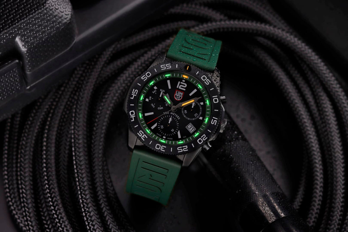 Luminox Pacific Diver XS.3147 Herren Armbanduhr Grün • Saphirglas • 200 m Wasserdicht, Bild 6