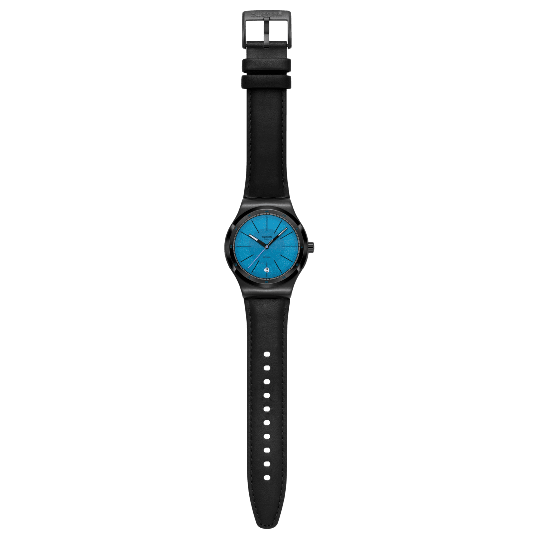 Swatch Sistem51 Irony YIB408 Armbanduhr Schwarz • Automatikwerk mit 90h Gangreserve • Leuchtzeiger & Sichtboden, Bild 4
