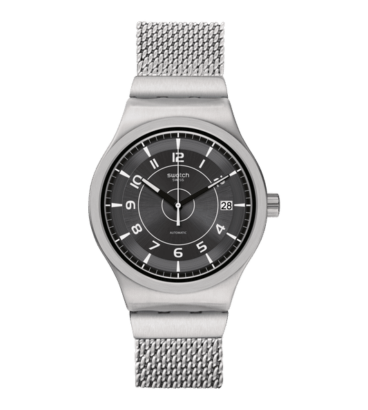 Swatch Sistem 51 Irony YIS418MB Damen • Automatikwerk mit 90h Gangreserve • Schweizer Präzision