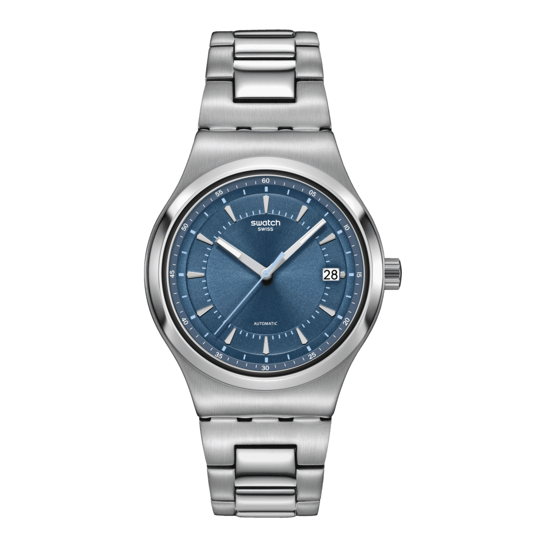 Swatch Sistem 51 Irony YIS435G Shimmer At Dusk Herrenuhr Blau • Automatikwerk SISTEM51 • Leuchtzeiger, Bild 4