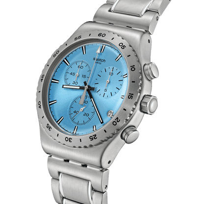 Swatch Irony Chrono New YVS528G Damen • Chronograph • Pfirsichfarben, Bild 3