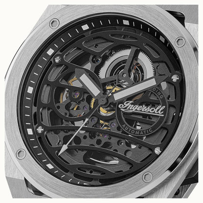 Ingersoll The Springfield I15203 Herrenuhr • Automatikwerk • Skelett-Zifferblatt, Bild 2