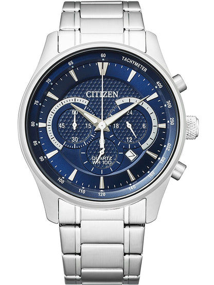 Citizen Classic Chrono AN8190-51L Herrenuhr • Quarz-Chronograph • Mineralglas
