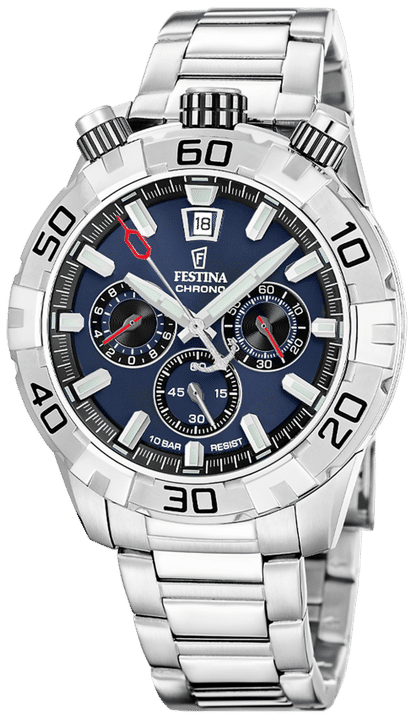 Festina Originals F20743/1 Men's Watch • Bullhead • 10 ATM