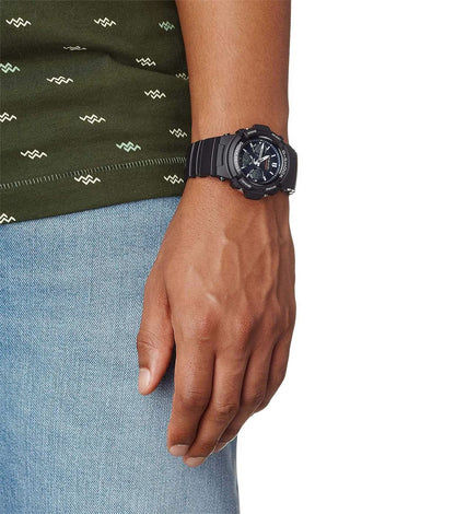 Casio G-Shock AWG-M100SB-2AER Men's Watch • Tough Solar • Smart Features